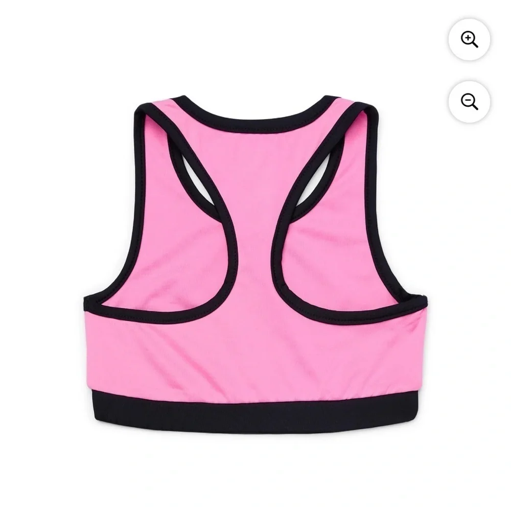 Hind Pink and Black Sports Bra and Leggings Set Sz 6X NEW Pants Athletic